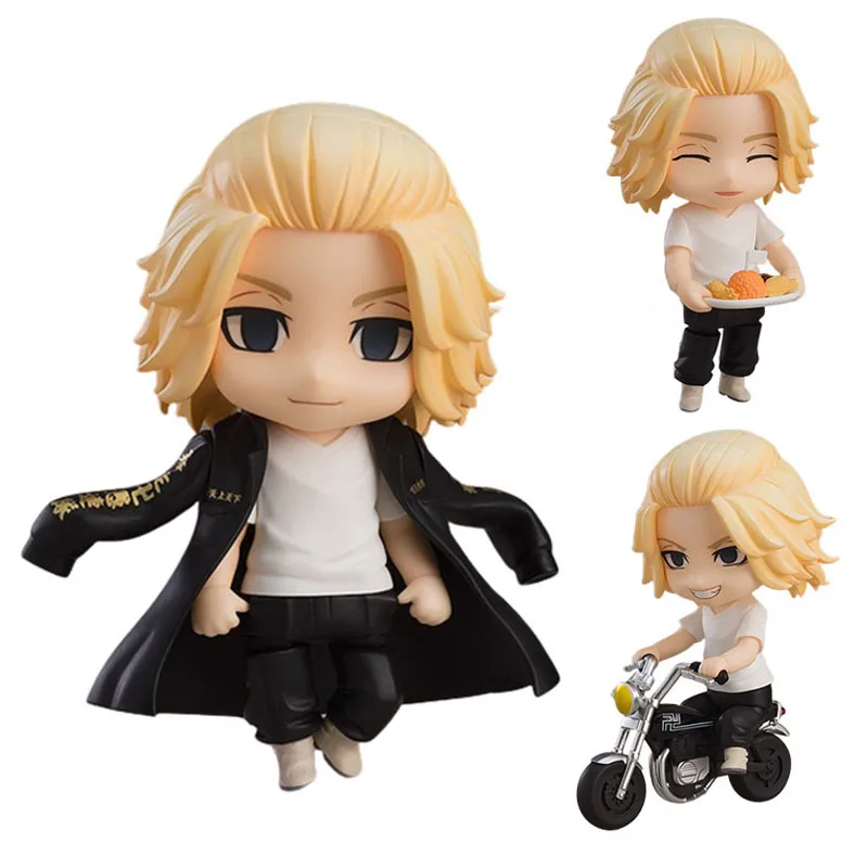 

Pre-sale Genuine Figure 15CM Tokyo Revengers Manjiro Sano Q version Model Dolls Toy Gift Collect Boxed Ornaments PVC Material