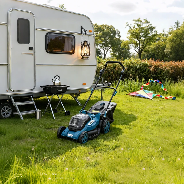 1880W Brushless Electric Lawn Mower 13000RPM 36VF Cordless Grass Trimmer Garden Pruning Tool With 10000mah Battery For Home 2