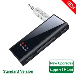Wireless Bluetooth Audio Adapter with Mic and TF Card Support (Standard Version)