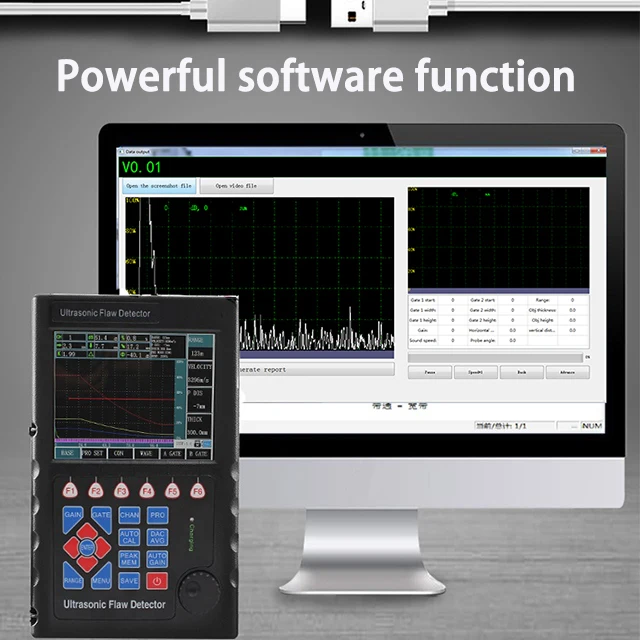 910 Ultrasonic Flaw Detector & X-Ray Flaw Detector For Material Inspection-High Precision Testing For Defect Detection