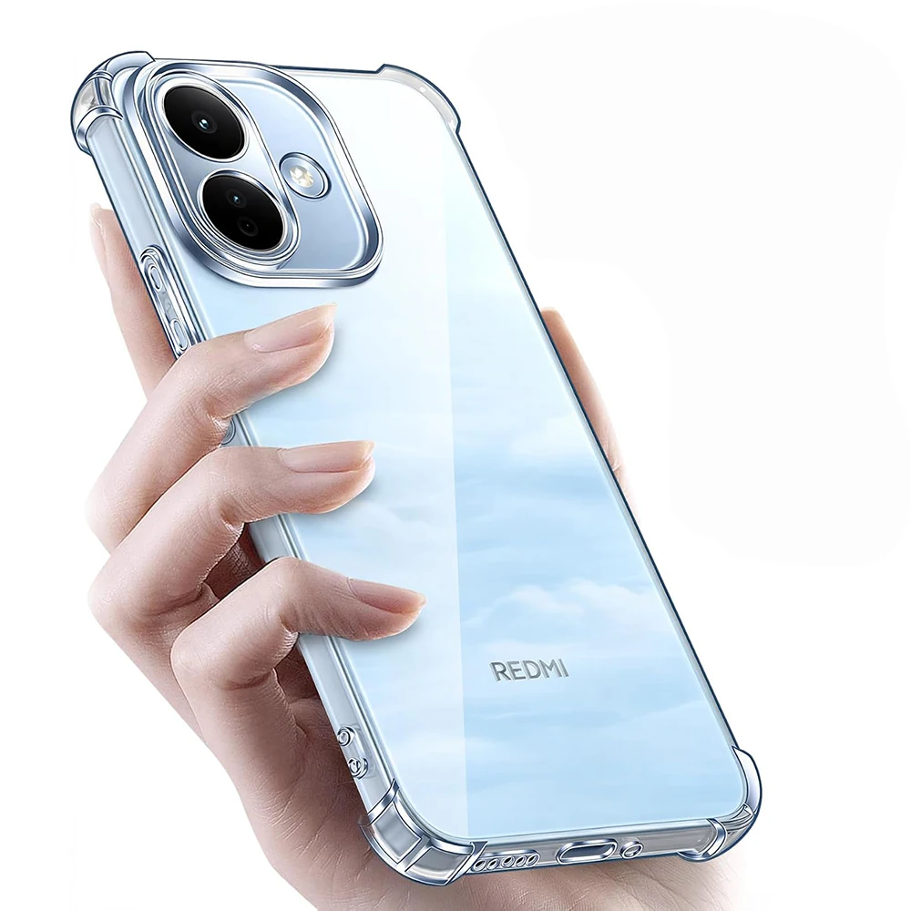 Shockproof Clear Soft Case - Ultra Thin TPU Cover