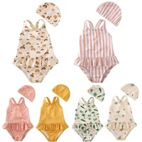 UV Baby Girl Swimsuit One Piece Swimming Jumpsuit Ruffles Bathing Suit SPF 50 Long Sleeve Kids Swimwear for Boys 1-7 Years 3