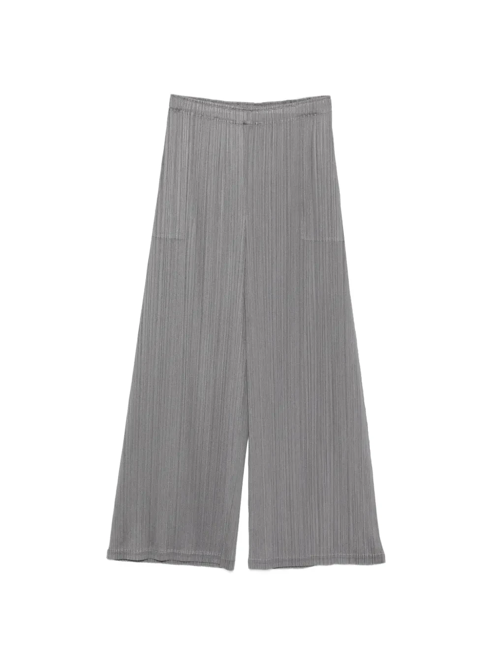 Miyake Pleated Mid-weight Straight Side Pocket Pants