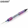 1 PCS Dazzling Dual-ended Nail Dotting Wax Pen Replaceable Head Rhinestones Gems Picker For Acrylic Nails Crayon Nail Art Tools 3