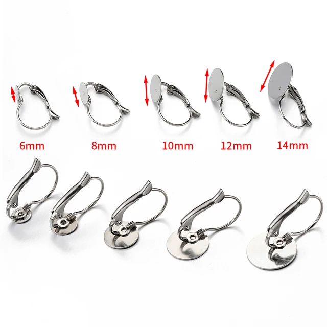 Kit Ganci Per Orecchini 80 Pezzi - Acciaio Inox Ipoallergenico 10 Stili - Foto 7