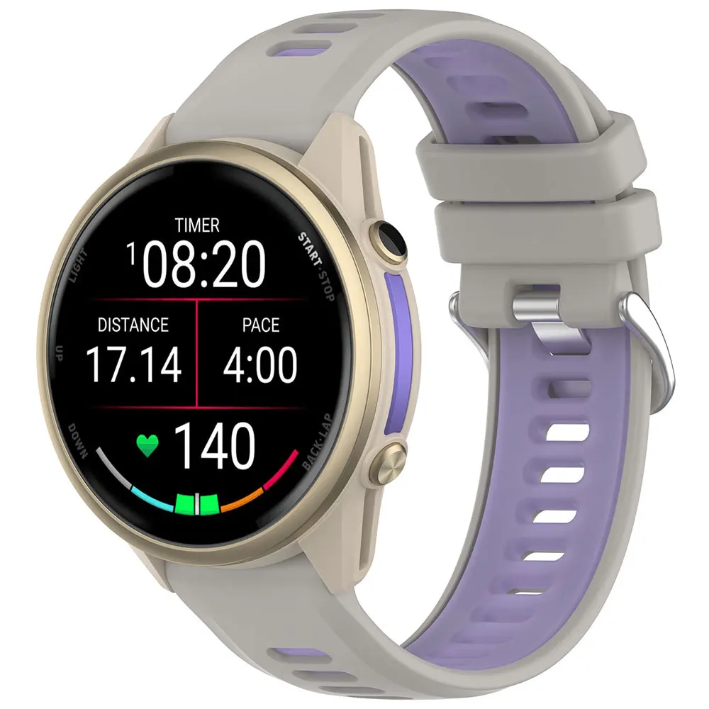 Official Silicone Watch Band Two-tone Sport Bracelet Wristband Strap Belt