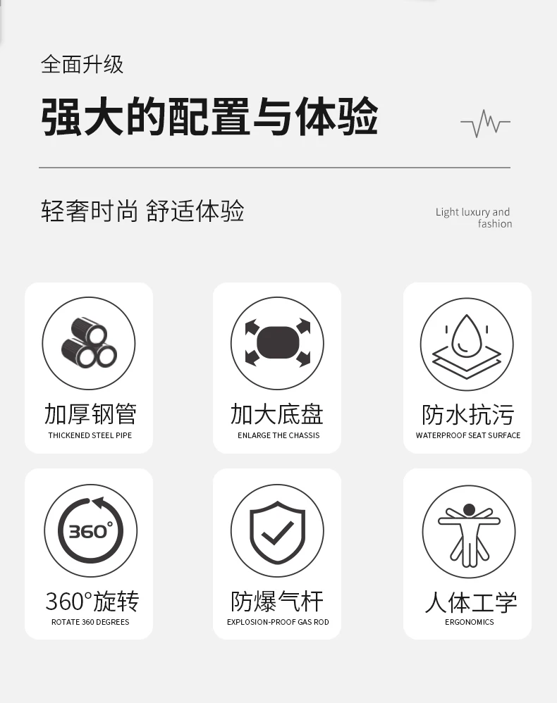 Description Picture 3 of itemBarbershop Salon Barber Chair Luxury Comfort Gold Swivel Design Barber Chair Beauty Hairdressing Cadeira De Barbeiro Furniture