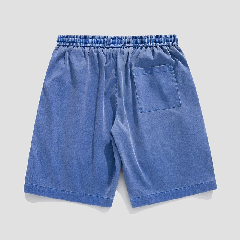 Summer For Teenagers High Quality Brand Casual Retro Wash Pure Cotton Sports Shorts Baggy Shorts 2023 Harajuku Joggers Men