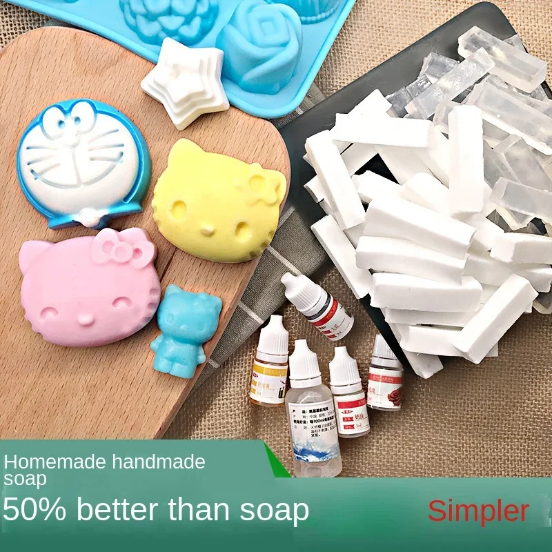 DIY Handmade Essential Oil Soap Material Pack Tool Set Homemade Natural Ingredients