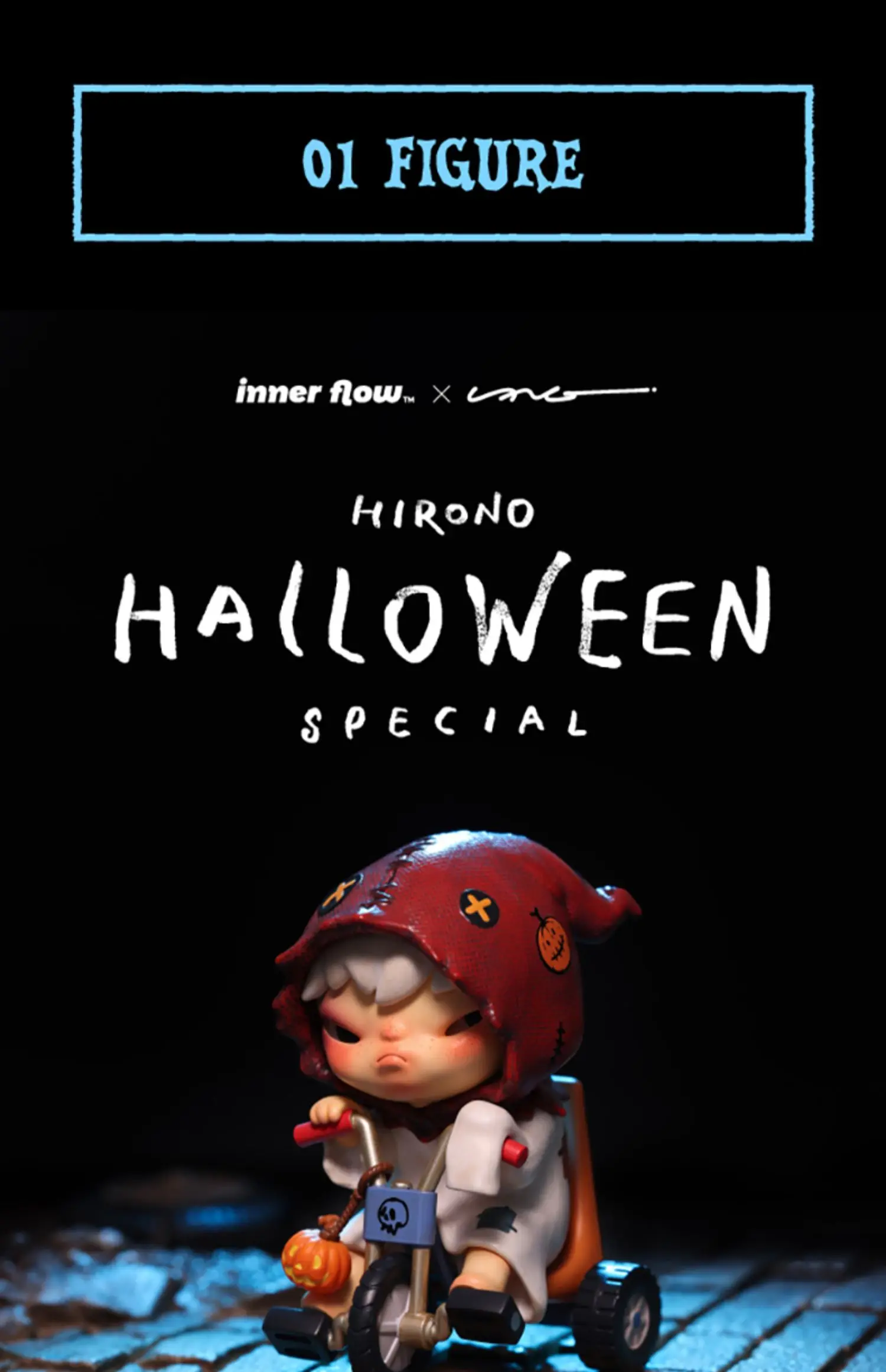 POP MART Inner Flow Hirono Halloween Ono