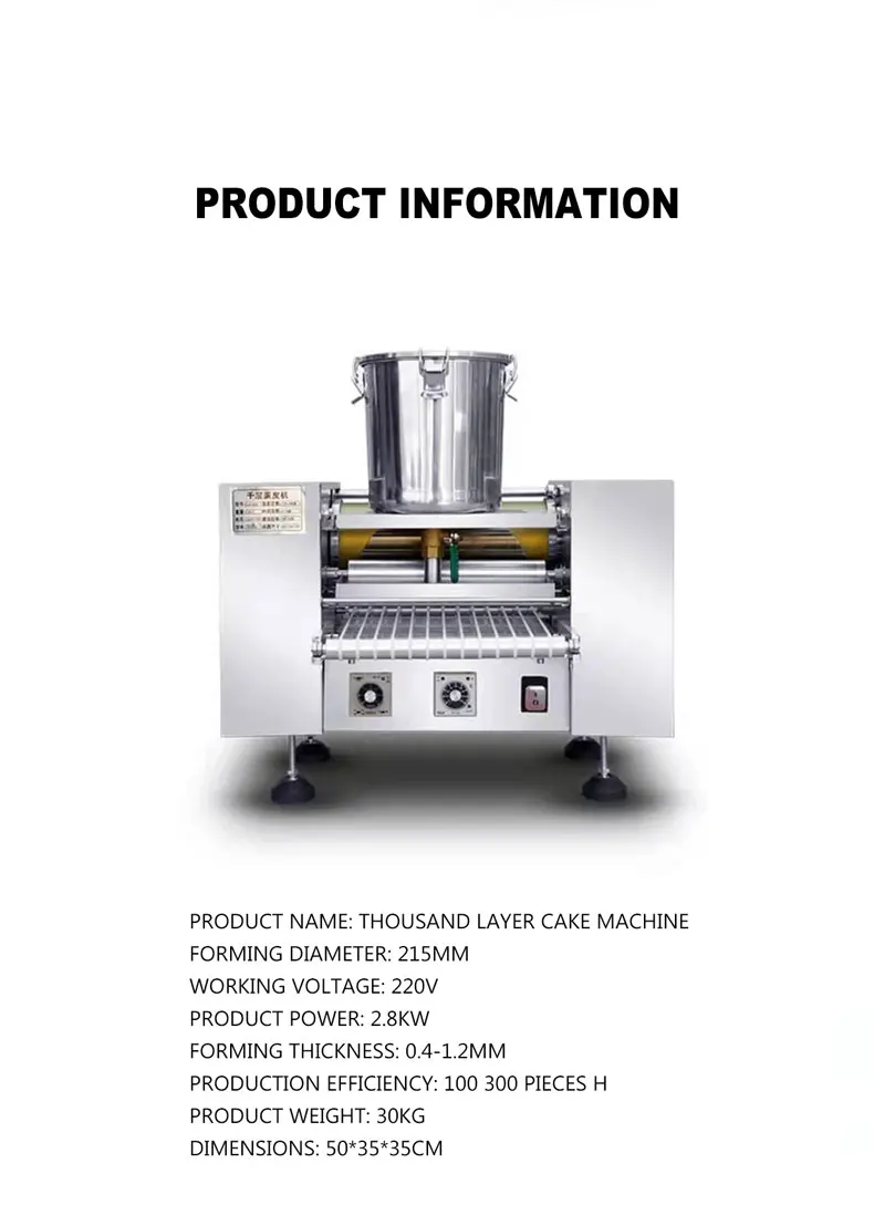 Description Picture 3 of itemCommercial Spring Roll Maker Crepe Maker Egg Crust Machine 6-inch Pancake Roast Automatic Vietnam Roll Making Machine tostapane