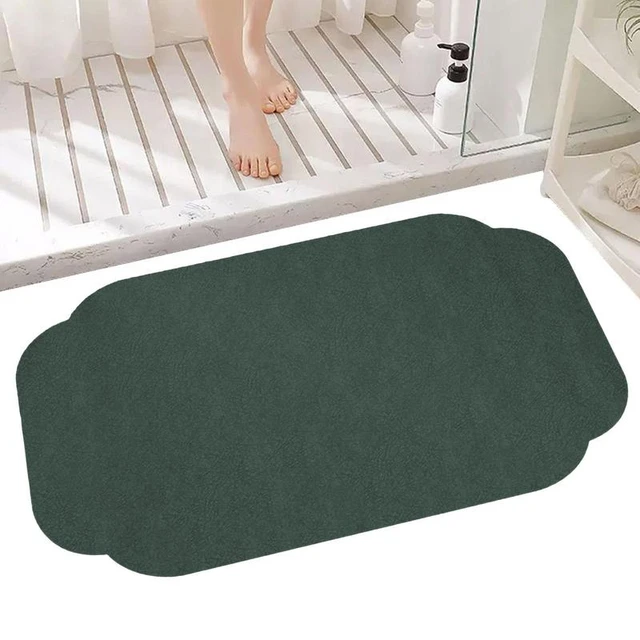 Diatomaceous Earth Shower Mat Bath Mat Stone Absorbing Shower Mat Non Slip Bathroom  Mat Stone Shower