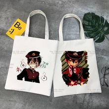 

Kawaii Japanese Anime Toilet Bound Hanako Kun Print Canvas Bag Female Canvas Harajuku College Shopping Bag Shoulder Bags