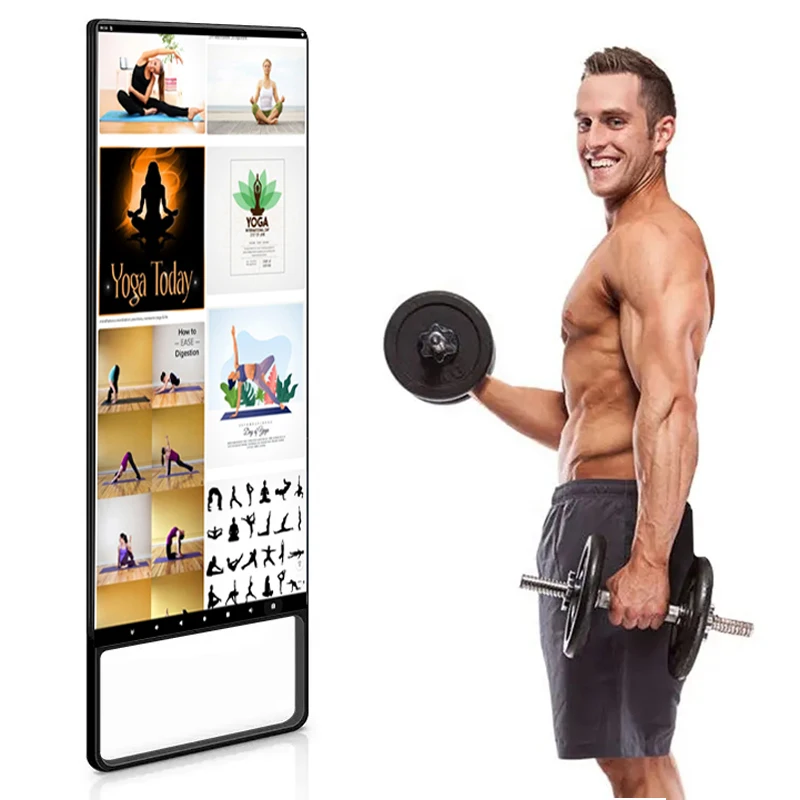 32/43 Pollici Palestra Fitness Smart Mirror Allenamento Sportivo Specchio Magico Esercizio Android Smart Tv Mirror