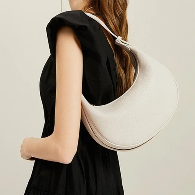 FOXER Brand PU Leather Women's Shoulder Bag 2026 Fashion Lady Crescent Luxury Design Half-moon Handbag Crossbody Bag Girl Gift 2