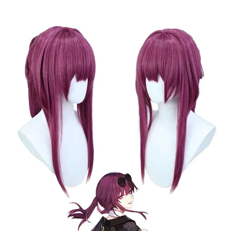 

Honkai Star Rail Game Kafka Cosplay Wig Rose Purple Heat Resistant Synthetic Cosplay Wigs Simulated Scalp Kafka Wigs Cosplay