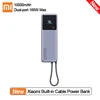 10000mAh Xiaomi Built-in Cable Power Bank 165W Max Flight-approved USB-C Charging Color Display for iPhone 15 Xiaomi 14 Macbook 1