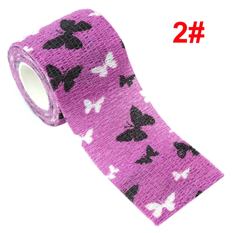 Animal Pattern Printed Self Adhesive Elastic Bandage 4.5m Sports Wrap Tape for Finger Joint Knee First Aid Kit Pet Tape - Image 13