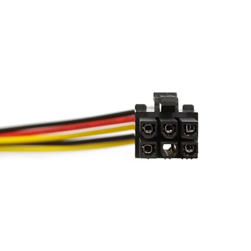 Câble Adaptateur Molex 4 Broches Vers PCI-E 6 Broches - 18cm - Pour Alimentation Carte Graphique