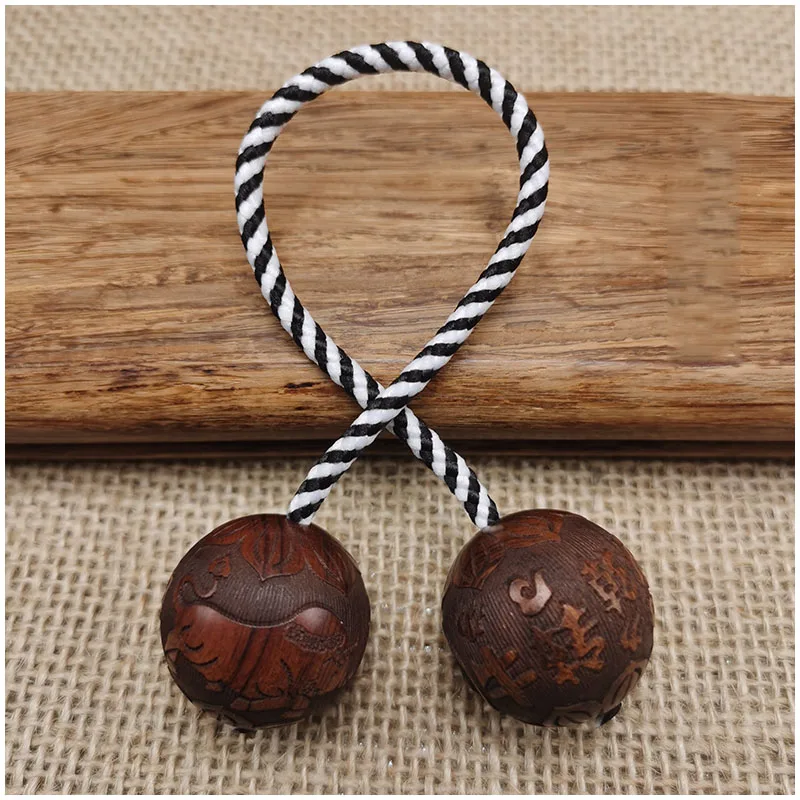 Rosewood Baole Beads Begleri Hand Play Decompression Artifact Finger Yo-Yo Educational Exercise