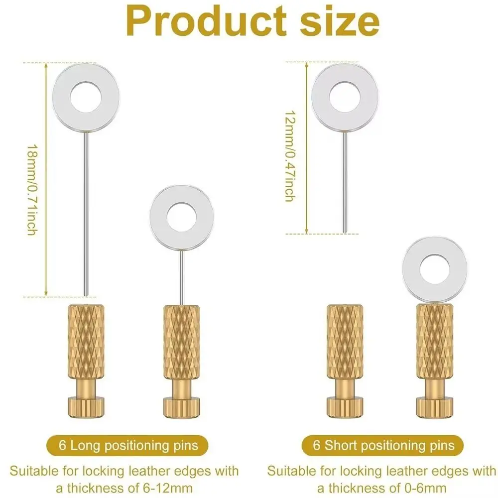 Gold Silver Metal Suture Fixed Position Needle for DIY Crafts