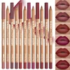 6pcs Velvet Matte Lip Liner Set - Long-Lasting Versatile Shades Longlasting Lip Makeup Berry, Brown, Pink Lip Pencil 5