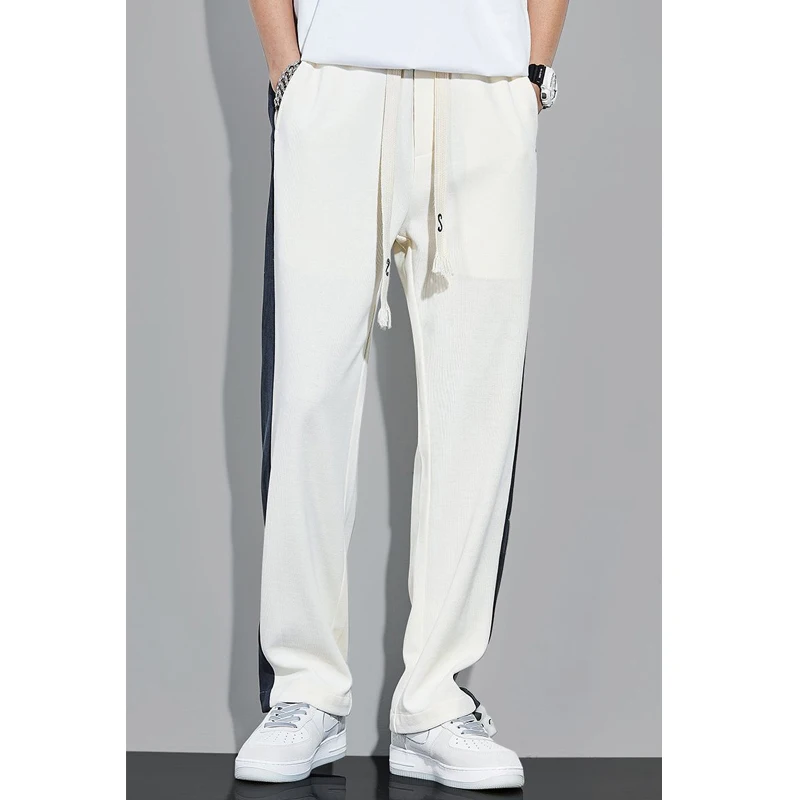 Joggers Sweatpants Men Casual Striped Pants Fashion Loose Track Pants Men Sweat  Pants Sports Japanese Streetwear