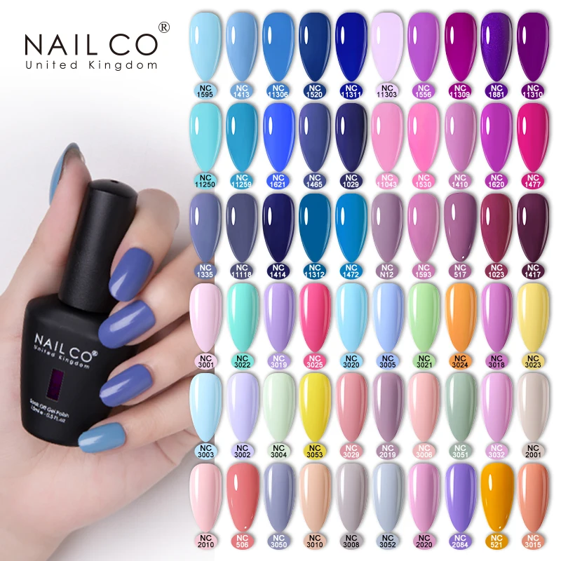 

NAILCO 15ml Color Gel Polish Hybrid Varnishes All For Manicure Red Nail Art Primer Base Top Coat UV Vernis Semi Permanent Gellak