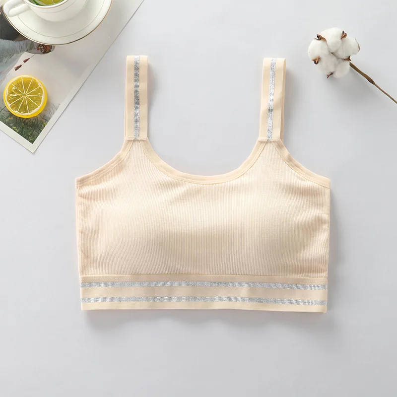 Girls Underwear High School Students Vests for Kids Female Adults Girls Bras Sports Tops for Teen Junior Girl Clothing 12-16year