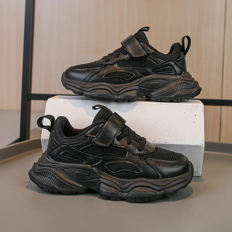 Kids' Trendy Non-Slip Sneakers with Soft Thick Sole - 2024 Fashionable Versatile Sports Shoes