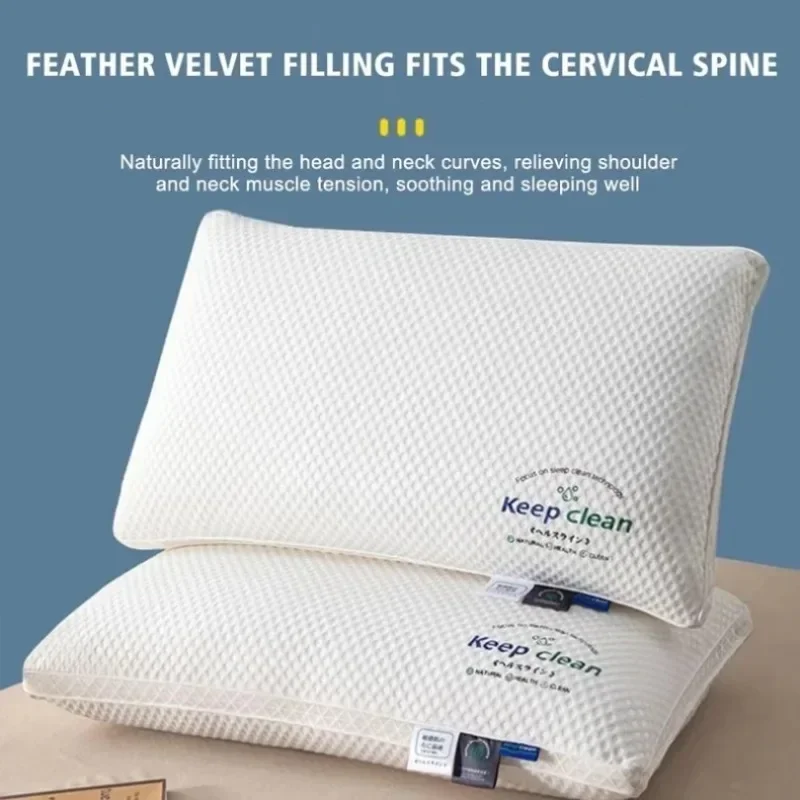 3D Neck Pillow with High Elasticity and Non Collapse, Soft Neck Protection, Single Person Sleeping Pillow Hotel Home Bedding 1PC 6