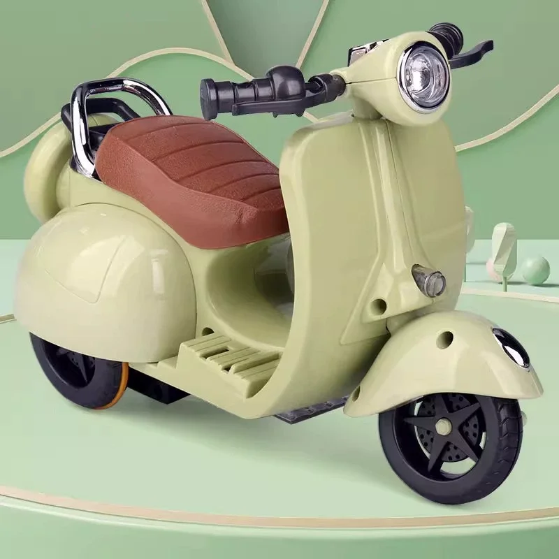 Movable Mini Motorcycle Toy for Dolls – Perfect Children's Holiday Gift
