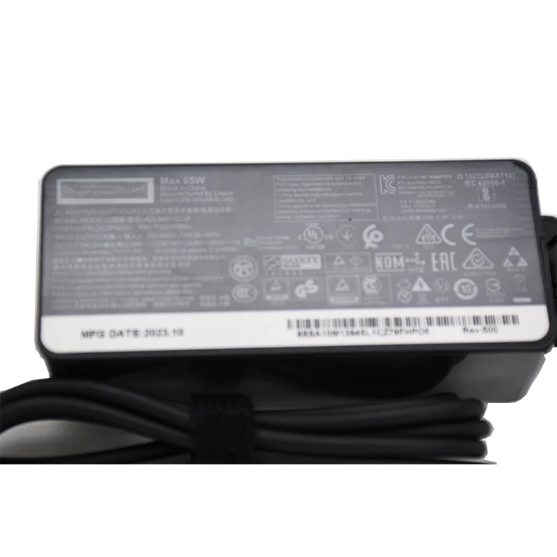 Caricabatterie Adattatore Di Tipo C 65W Per Lenovo X380 L390 T480 X390