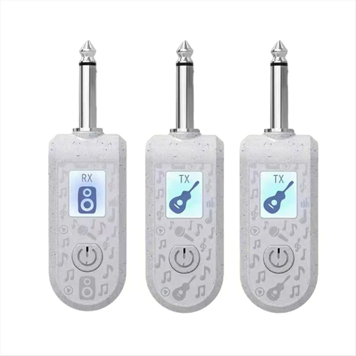 A23G 2.4G 무선 악기 픽업 기타 송신기 수신기 플러그 플레이 6.35mm 오디오 인터페이스 전기 악기 A