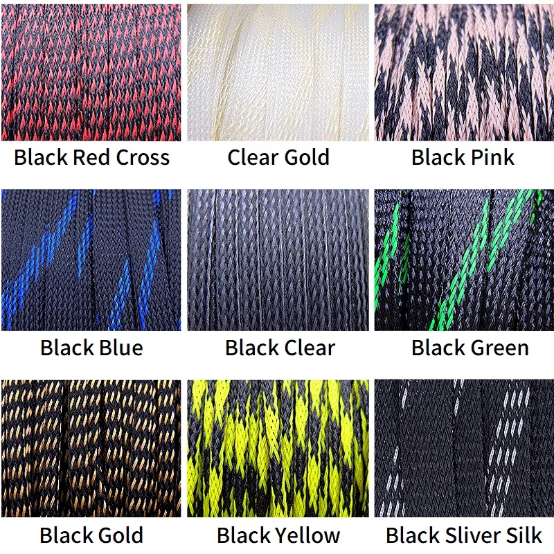 Multi-Length Braided Cable Sleeve – Durable Nylon Sheath for Wire Insulation and Protection