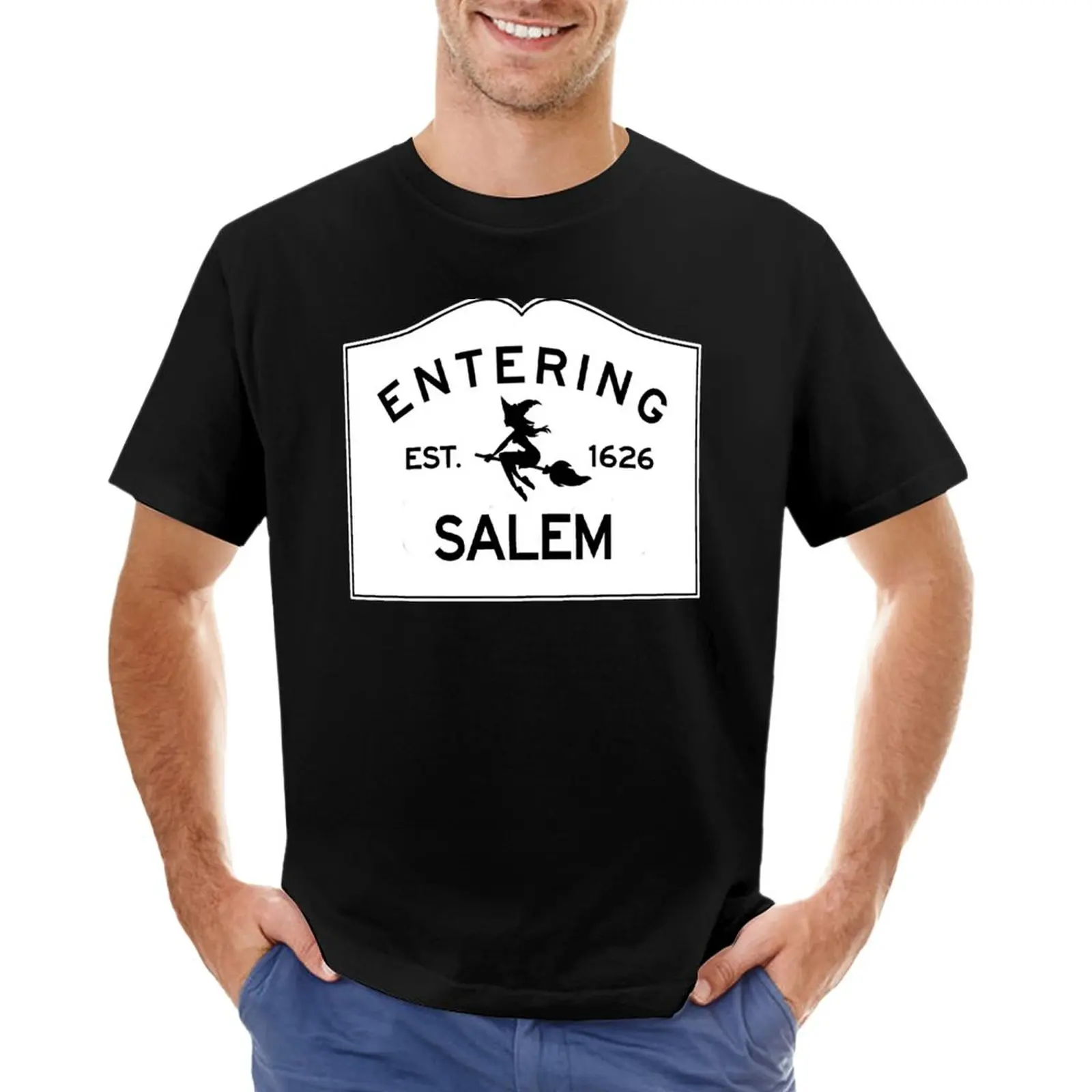 

Entering Salem Massachusetts - Commonwealth of Massachusetts Sign - The City of Witches T-Shirt