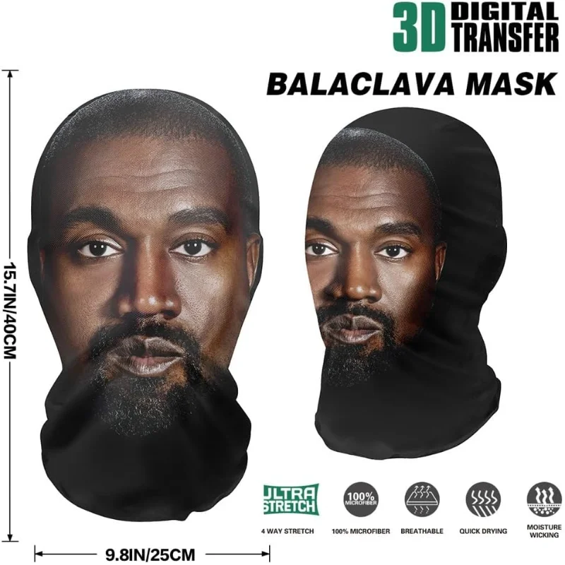Rapper Realistic Face Mask Mesh Sports Singer Rapper Star Men Trump Role Play Headdress Hip Hop Funny For Cosplay Props Costume face mask,3d face masks