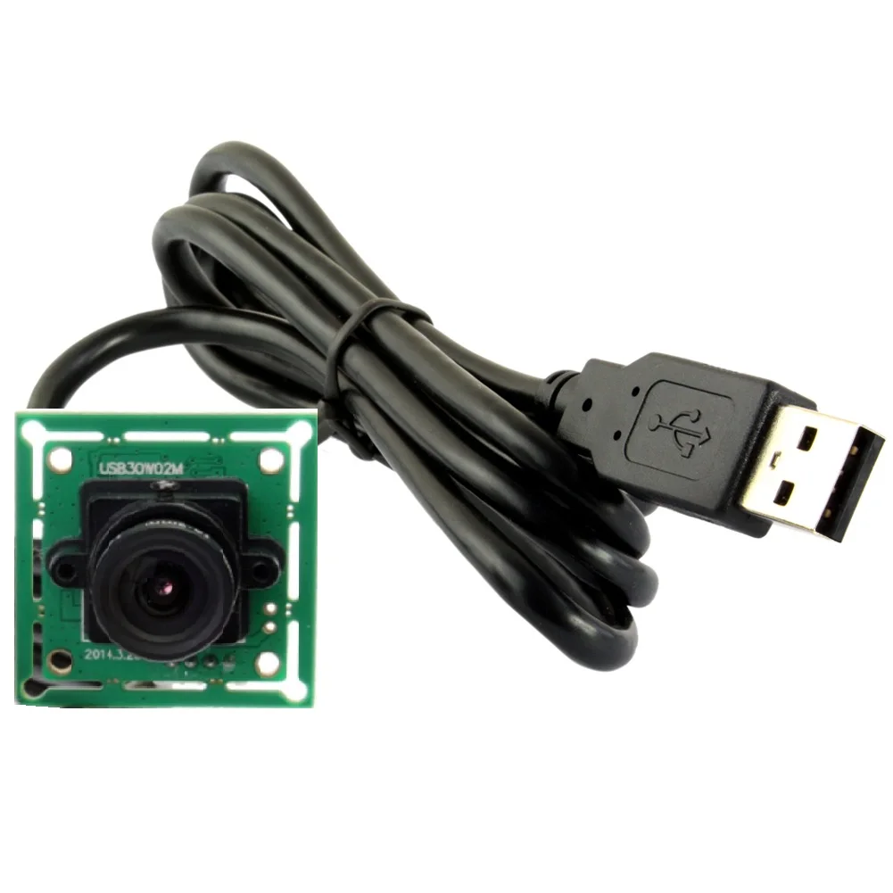 60fps usb camera 2.8mm lens 1/4 CMOS OV7725 Color Sensor mini 640x480 USB Camera Module for box inside surveillance