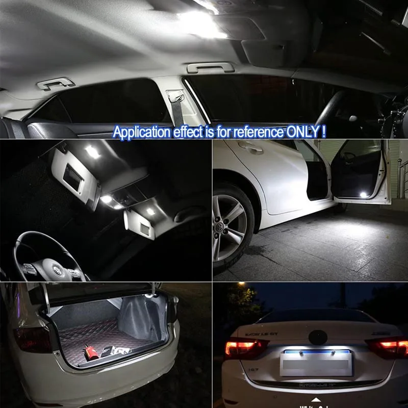 Canbus Led Interior Light Kit For Nissan Serena C24 C25 C26 C27 2000-2017  2018 2019 2020 2021 Indoor Licnese Plate Light