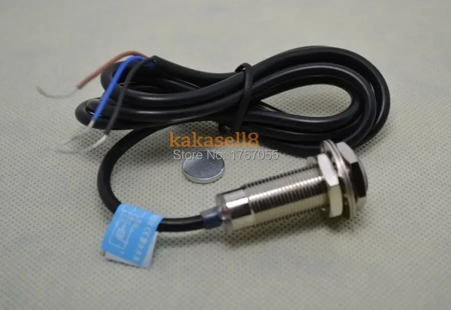 Blue LED Tachometer RPM Speed Meter + Hall Proximity Switch Sensor NPN