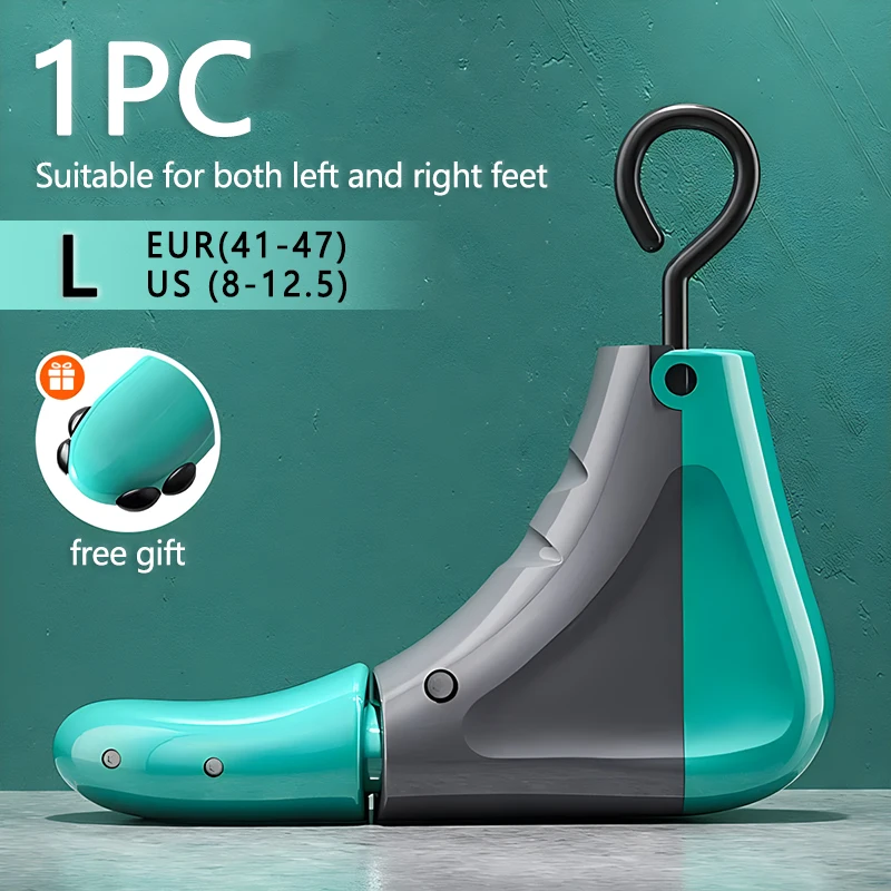 Repacego 1/2 قطعة نقالة الأحذية أشجار الأحذية العالمي للجنسين النساء الرجال قابل للتعديل طول العرض عالية أعلى المتوسع موسع حارس