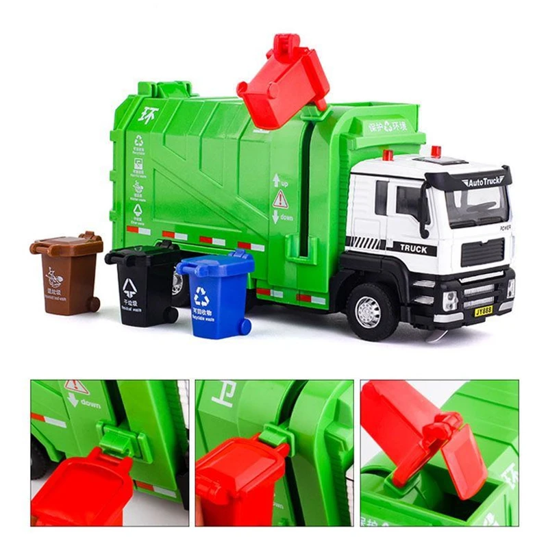 Müllwagen Spielzeug Pädagogische Sauberes Müllauto