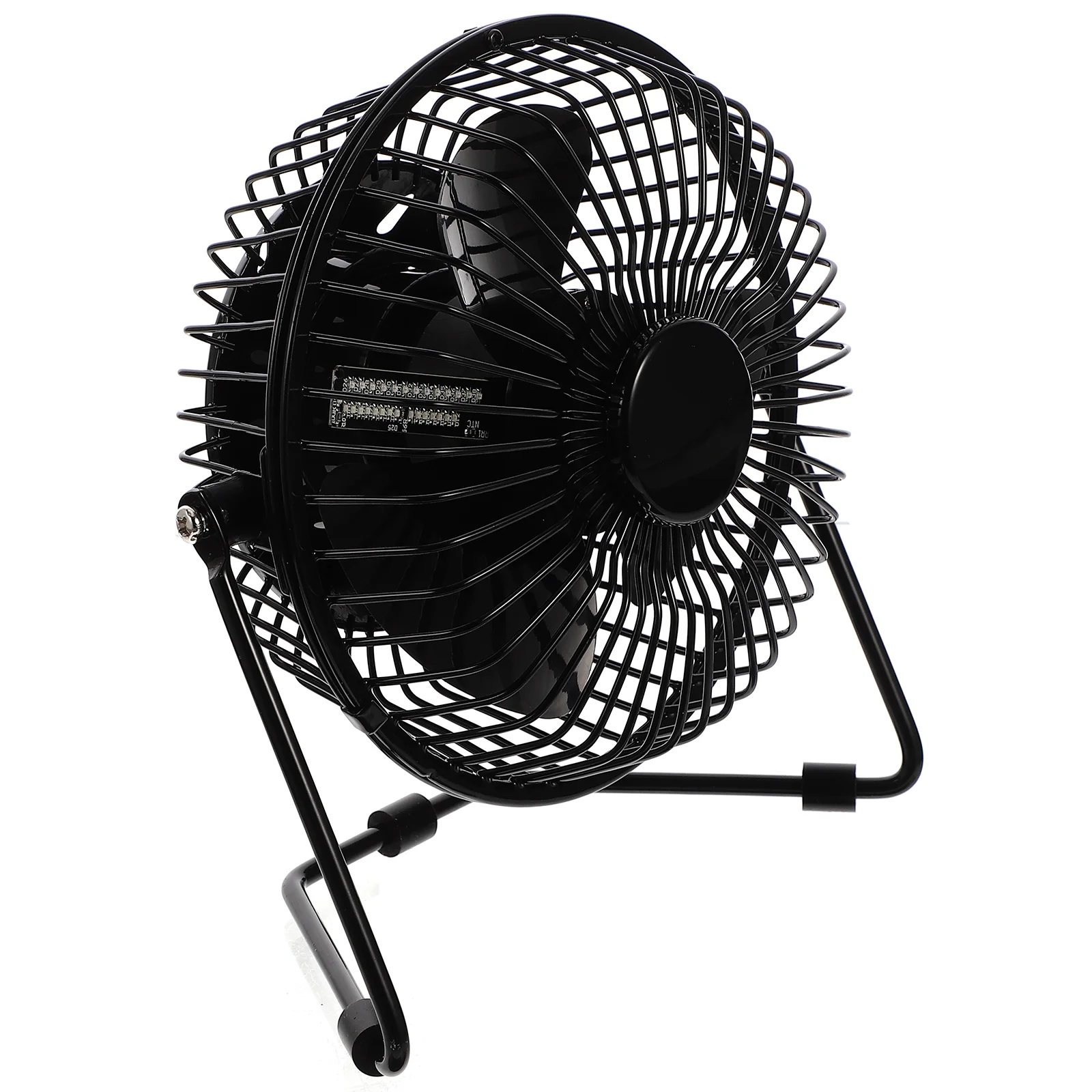 Portable Mini Fan Temperature Display Usb Cooling Fan Led Clock Personal Silent Desktop Computer Peripherals