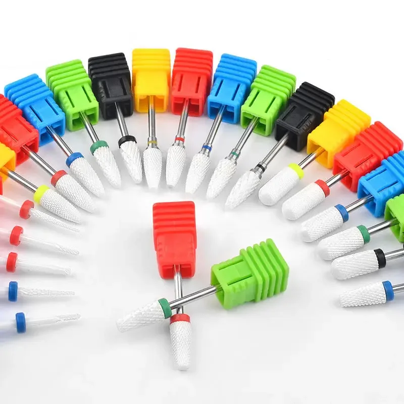 1 Piece Ceramic Nail Art Drill Rotary Cutter Cleaning Device for Nail Art Machine Accessories Removal Nail Gel Tool 2