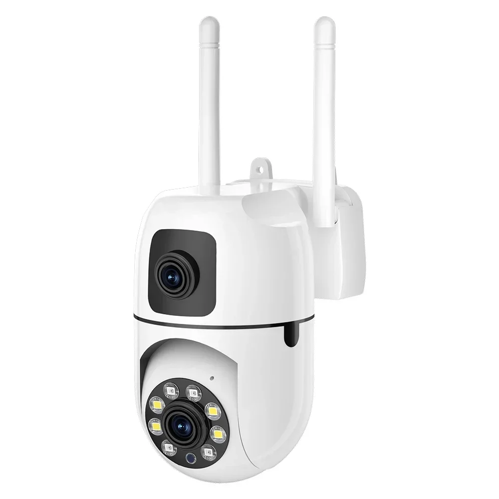 PEGATAH 4K WiFi Surveillance Cameras Dual Lens 8MP IP Camera Outdoor Security Protection Auto Tracking CCTV PTZ Cam