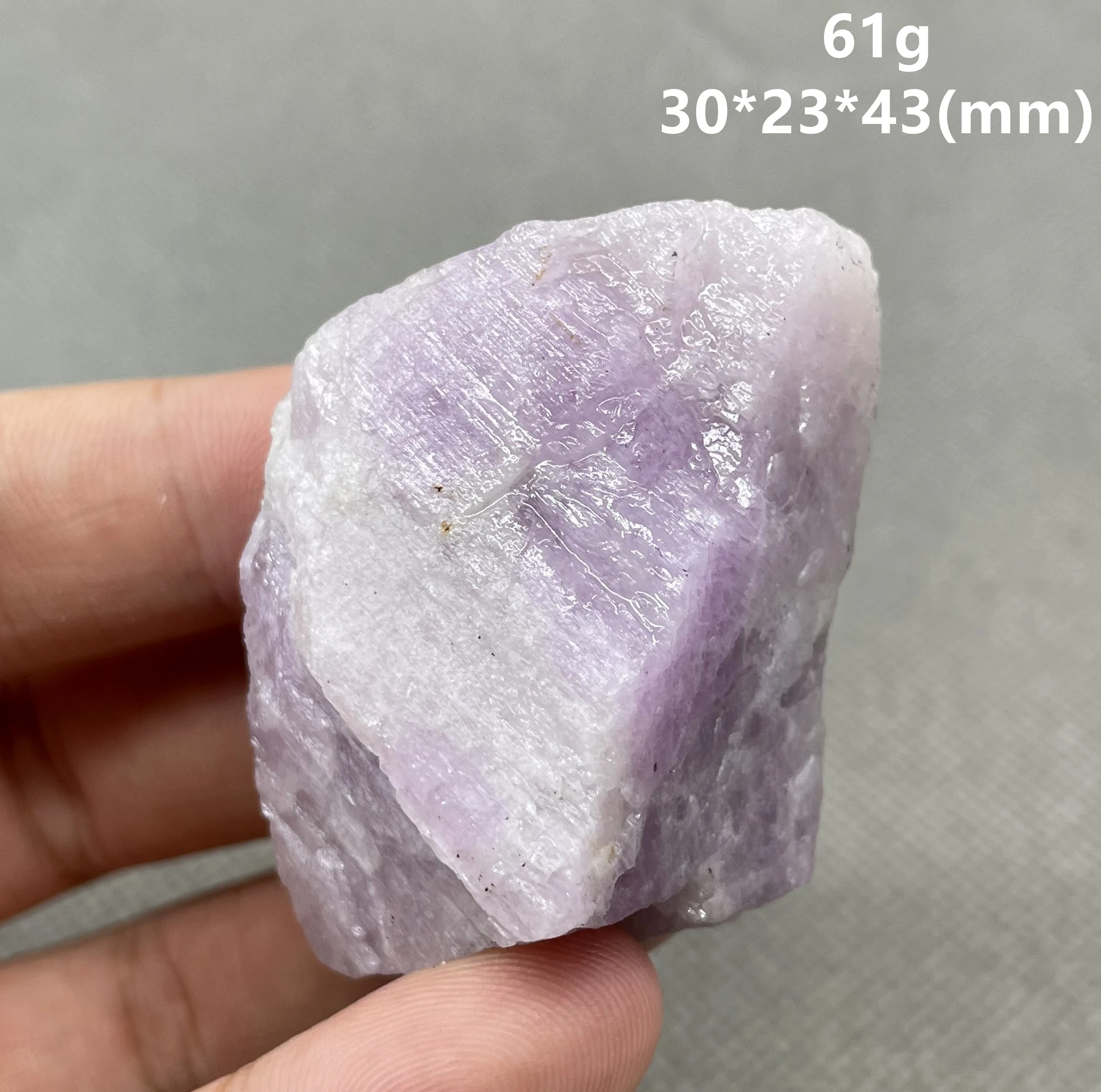 Natural Kunzite Spodumen stone Healing Crystal and Minerals Specimen + healing quartz crystals and stones rock gemstone 6