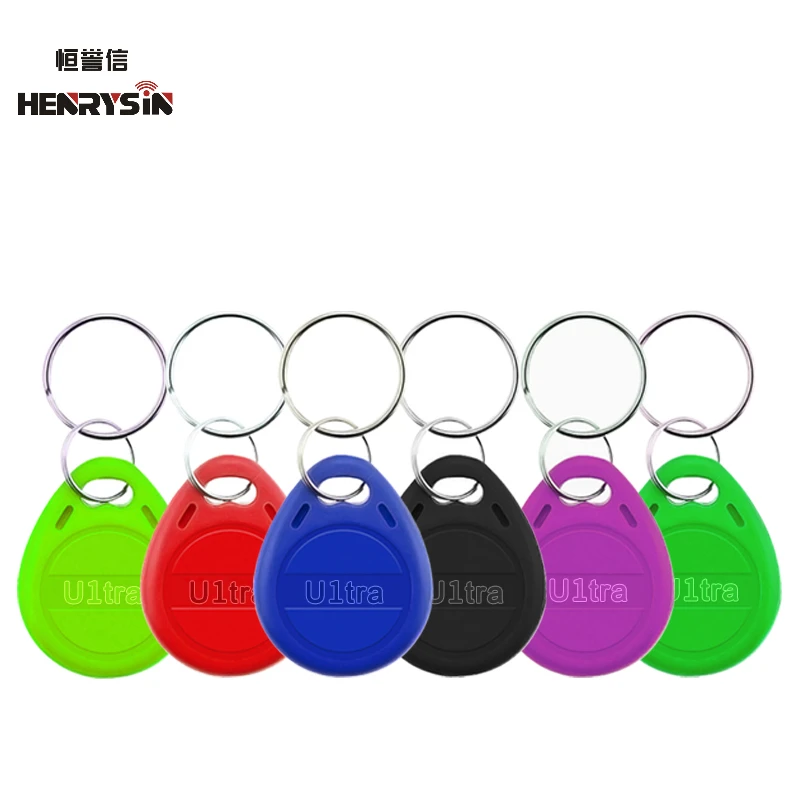 

100pcs 13.56MHz UL-X RFID 13.56 MHz Changeable Tag Keyfob Blank Writable Card Rewriteable for Copier Writer Duplicator Copy