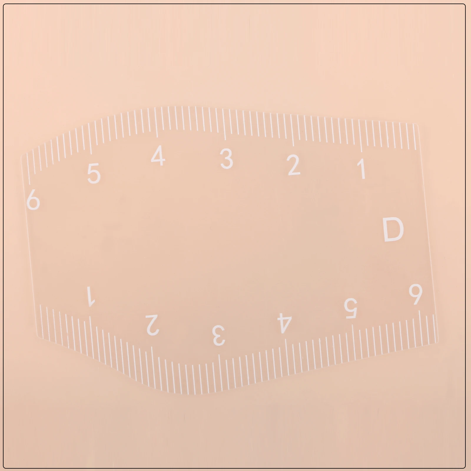 5PCS PMU Brow Ruler - Transparent Microblading Measurement Tool with CM/MM Scale, Symmetry Guide for Permanent Makeup & Tattoo