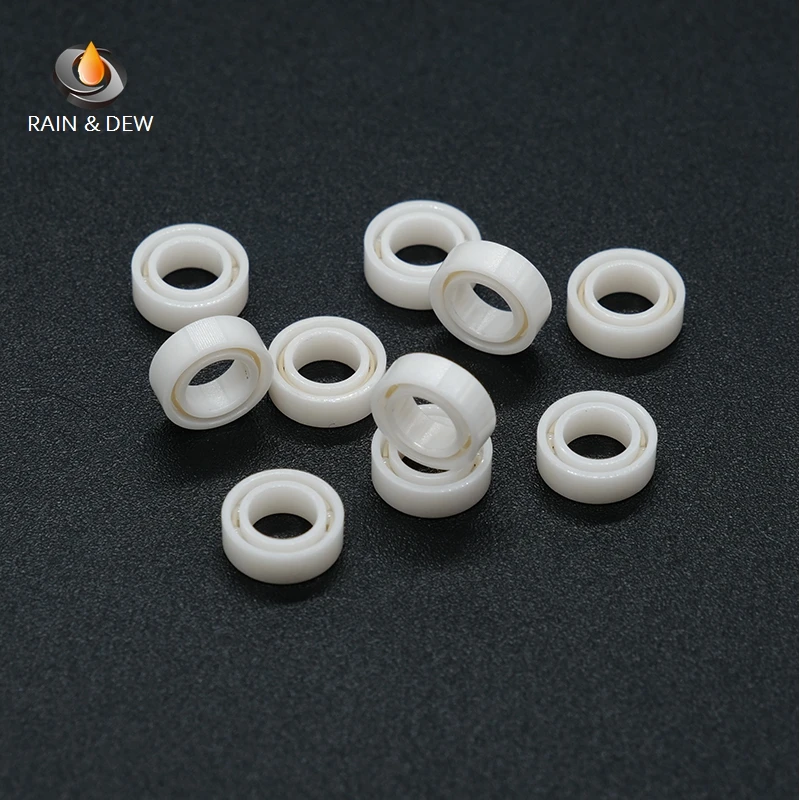 Ceramic Bearings 1Pcs 4x7x2.5 MR74 Full Ceramic Bearing ABEC-9 ZrO2 Sealed Ball Bearing