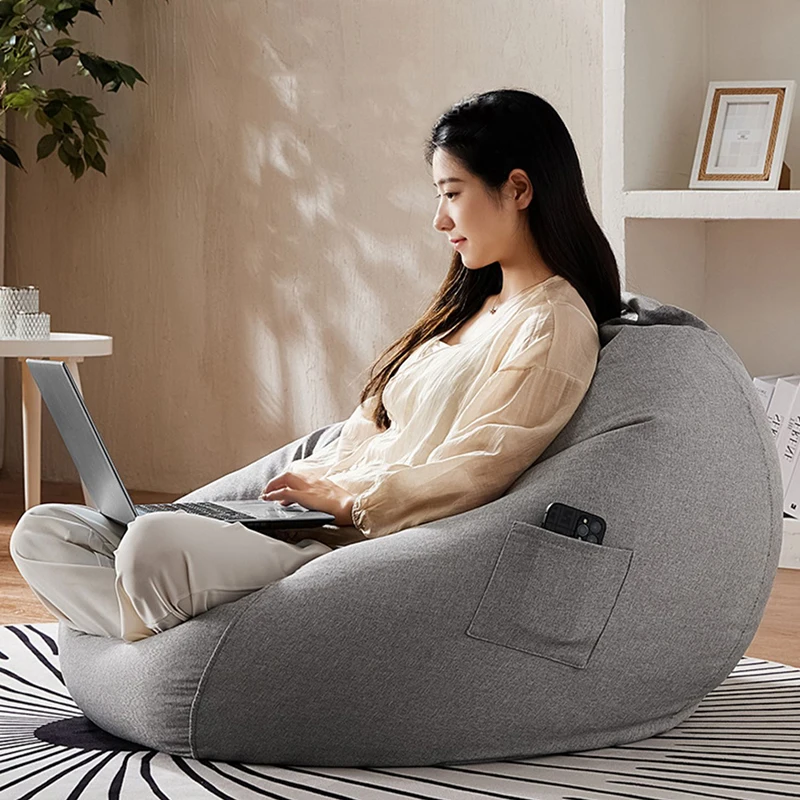 Unisex Adults Fluffy Bean Bag Sofa Filler Foam Office Sleeping